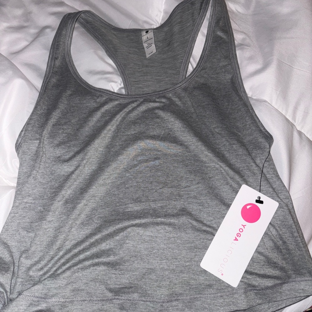 Yogalicious Gray Tank Top